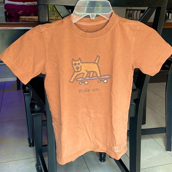Life Is Good Other - Life is Good Kids Tee Skateboard Dog 5-6 Small